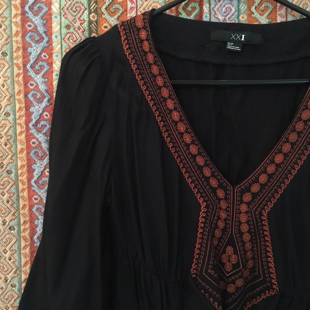 Boho flowy tunic